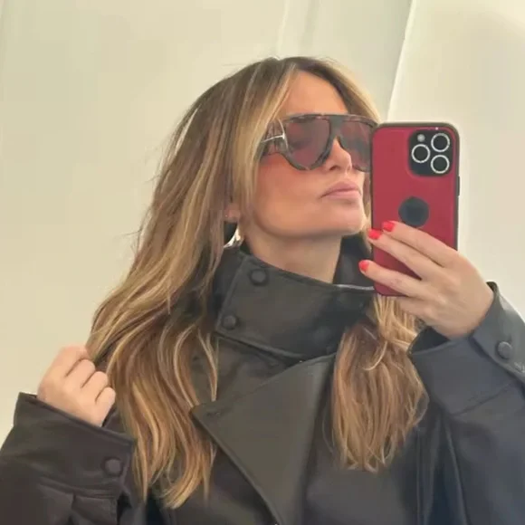 NWT - Sunglasses Retro Thick Frame Tortoise Shell - Oversized Pilot sunglasses - Picture 3 of 3